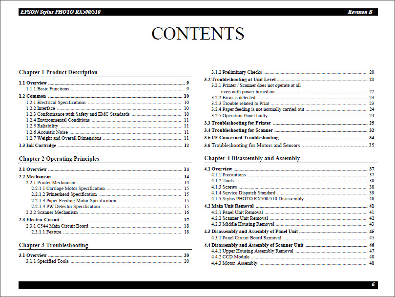 EPSON RX500_510 Service Manual-2